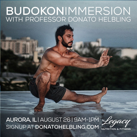 2018 - 08/26 - 9am to 1pm - BUDOKON IMMERSION: MOBILITY, MMA & PHILOSOPHY @Legacy, Aurora, IL